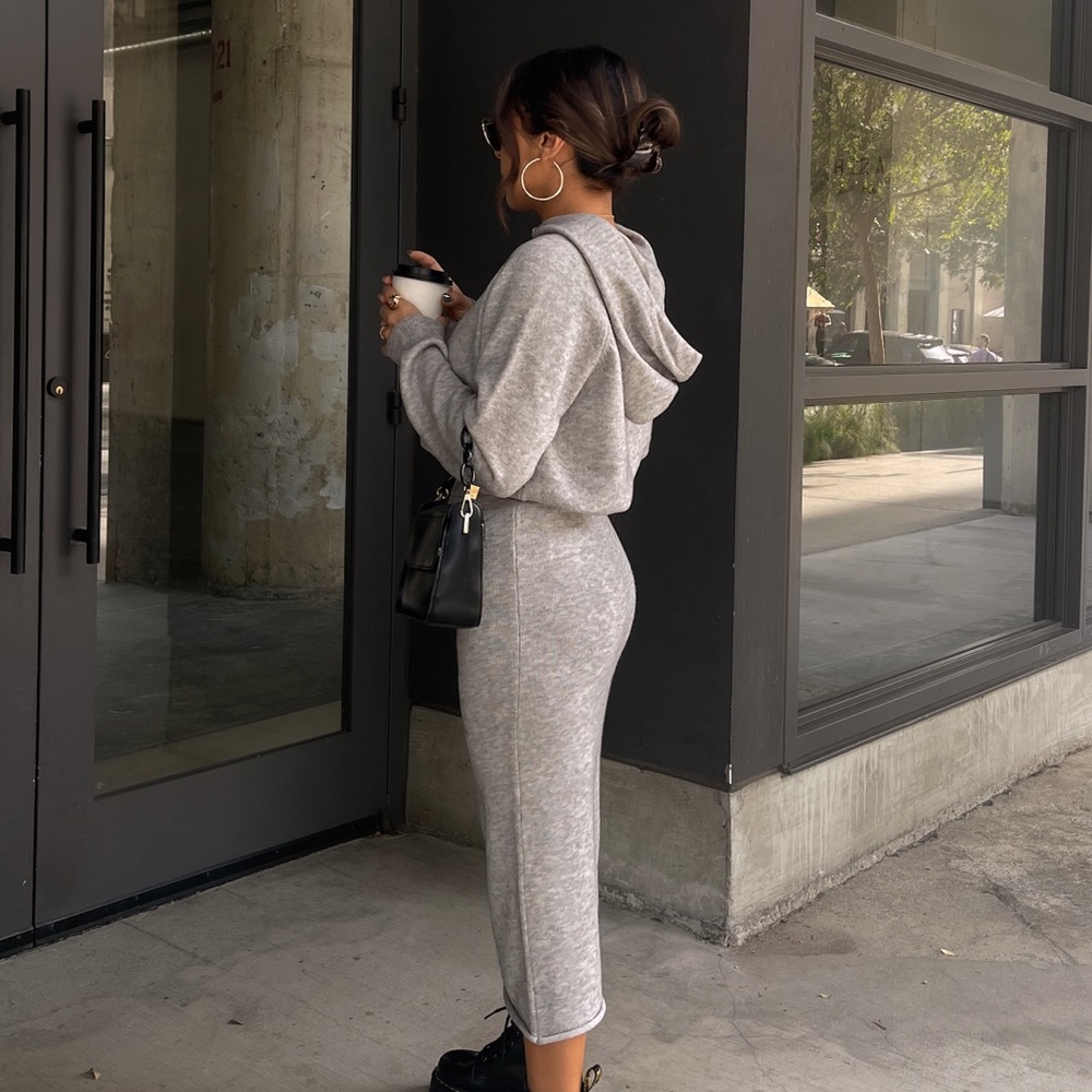 Hoodie & Skirt Set